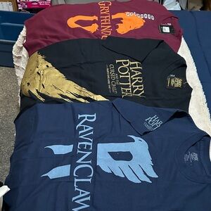 Harry Potter Short Sleeve Tees - Red, Black, Blue